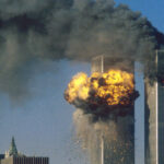 WORLD TRADE CENTER SOUTH TOWER IS IMPACTED BY HIJACKED UNITED AIRLINESFLIGHT 175.